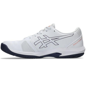 Men`s Solution Swift FF 2 Tennis Shoes White and Nova Orange Footwear Asics