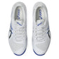 Men`s Solution Swift FF 2 Tennis Shoes White and Dark Cobalt Footwear Asics