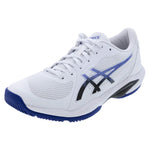 Men`s Solution Swift FF 2 Tennis Shoes White and Dark Cobalt Footwear Asics