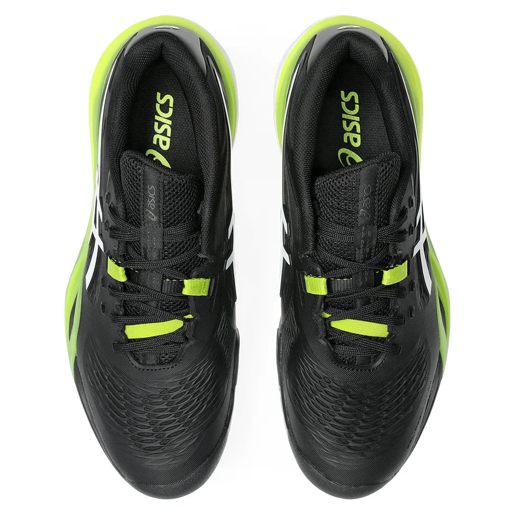 Men`s GEL-Resolution X Tennis Shoes Black and White Footwear Asics