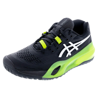 Men`s GEL-Resolution X Tennis Shoes Black and White Footwear Asics