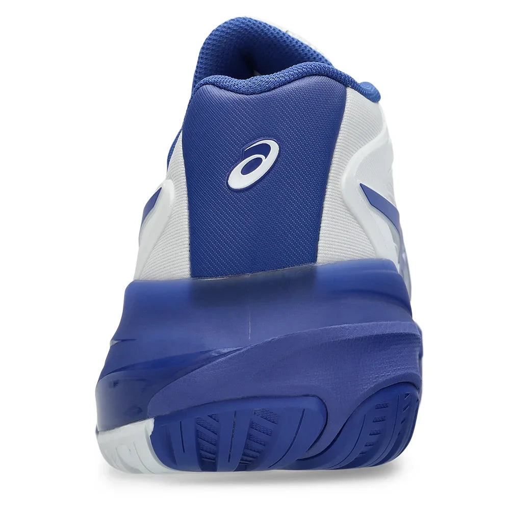 Men`s GEL-Resolution X Tennis Shoes White and Dark Cobalt Footwear Asics