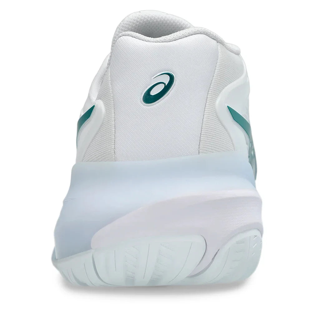 Men`s GEL-Resolution X Tennis Shoes White and Pitch Green Footwear Asics