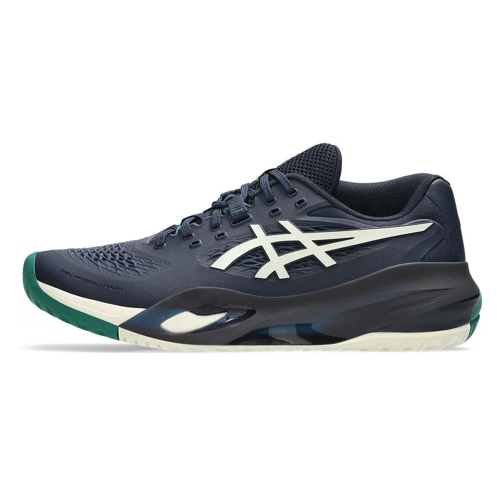 Men`s GEL-Resolution X Tennis Shoes Midnight and Cream Footwear Asics