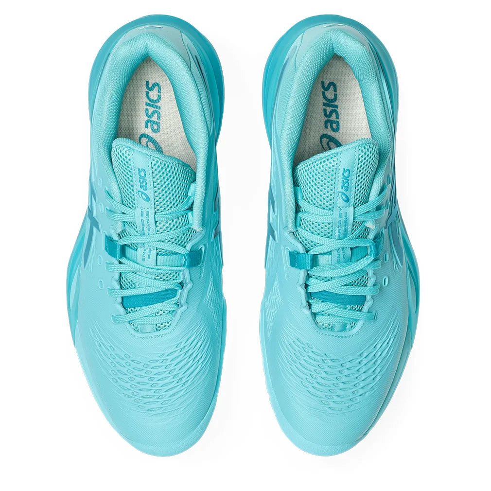 Men`s GEL-Resolution X Tennis Shoes Ice Mint and Lagoon Footwear Asics