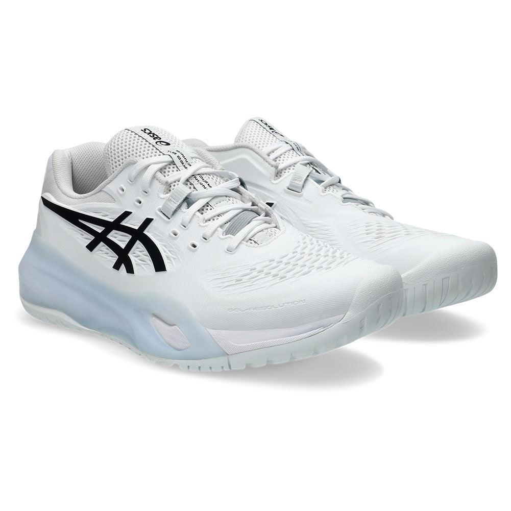 Men`s GEL-Resolution X Tennis Shoes White and Black Footwear Asics