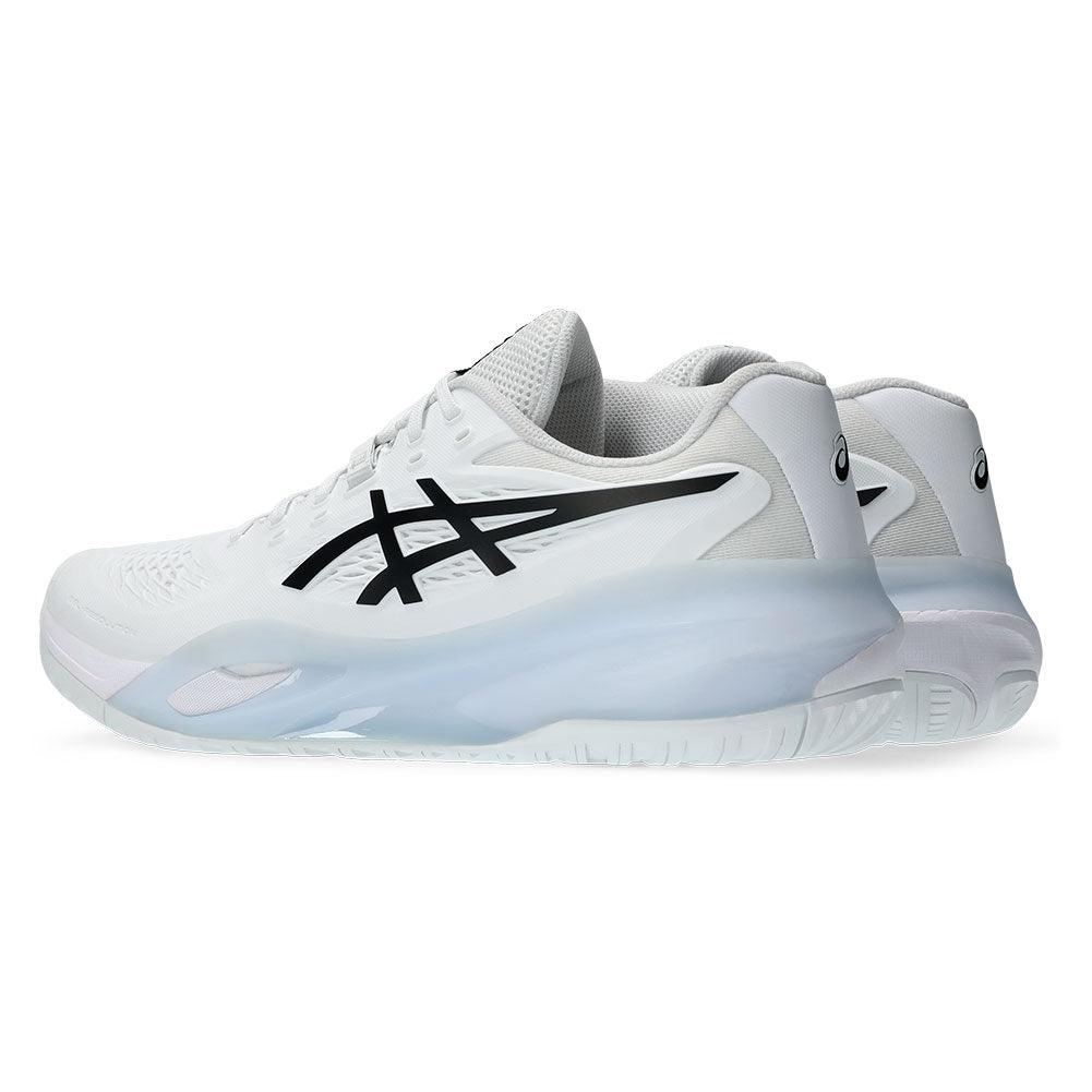 Men`s GEL-Resolution X Tennis Shoes White and Black Footwear Asics