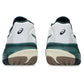 Men`s GEL-Resolution X Tennis Shoes White and Saxon Green Footwear Asics