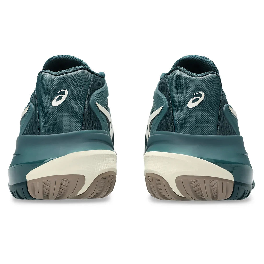 Men`s GEL-Resolution X Tennis Shoes Saxon Green and Birch Footwear Asics