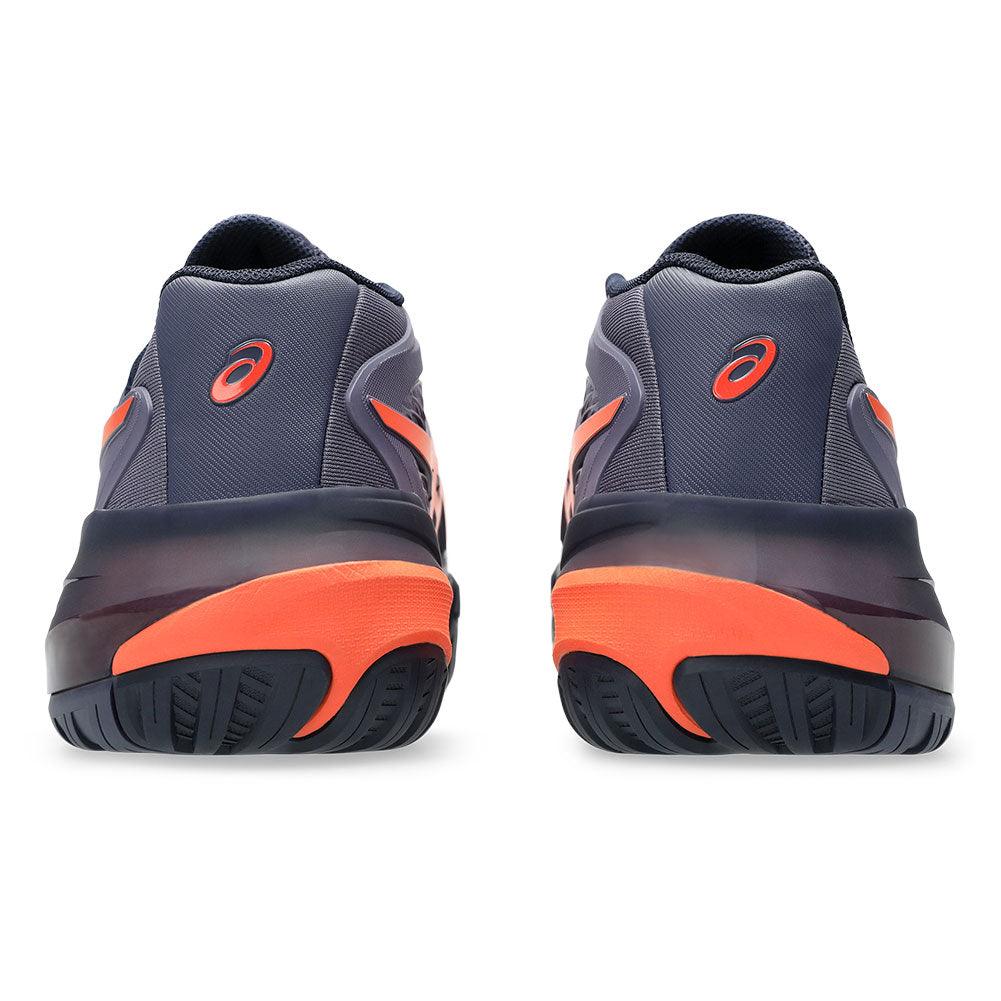 Men`s GEL-Resolution X Tennis Shoes Greyish Purple and Nova Orange Footwear Asics