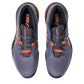 Men`s GEL-Resolution X Tennis Shoes Greyish Purple and Nova Orange Footwear Asics