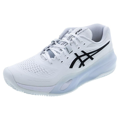 Men`s GEL-Resolution X Clay Tennis Shoes White and Black Footwear Asics