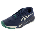Men`s GEL-Resolution X Clay Tennis Shoes Midnight and Cream Footwear Asics
