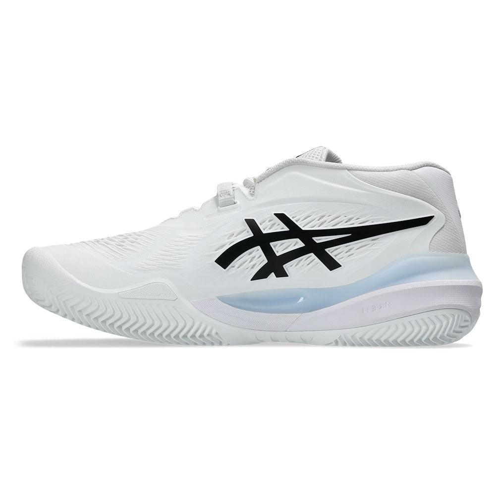 Men`s GEL-Resolution X Clay Tennis Shoes White and Black Footwear Asics