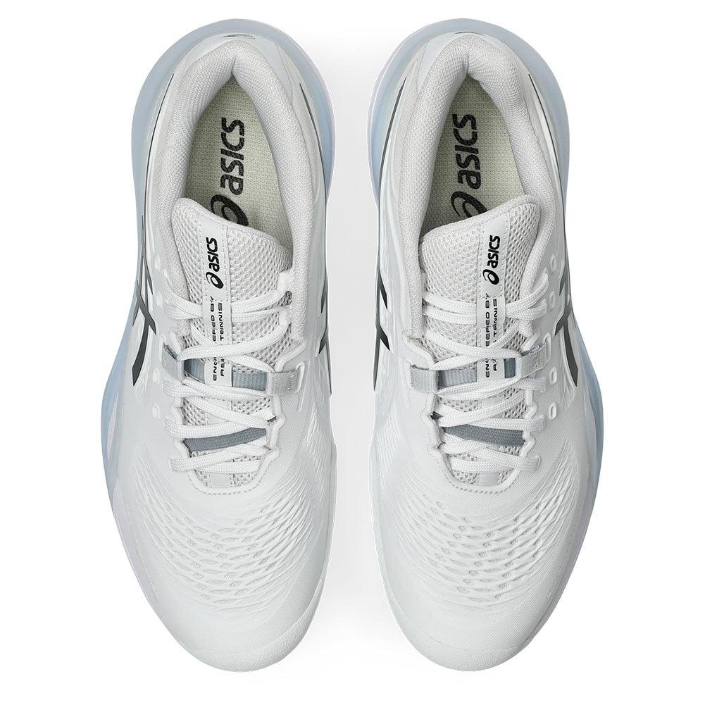 Men`s GEL-Resolution X Clay Tennis Shoes White and Black Footwear Asics