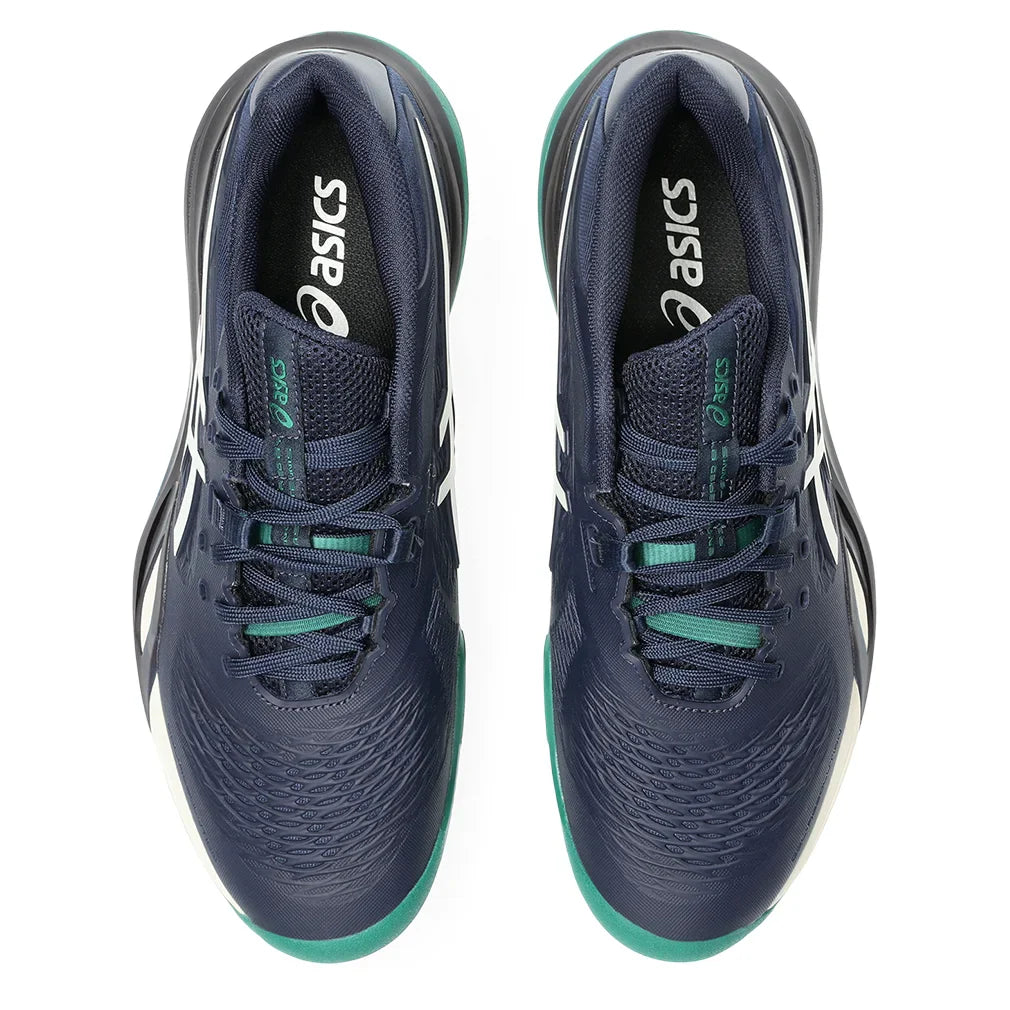 Men`s GEL-Resolution X Clay Tennis Shoes Midnight and Cream Footwear Asics