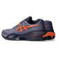 Men`s GEL-Resolution X Clay Tennis Shoes Greyish Purple and Nova Orange Footwear Asics