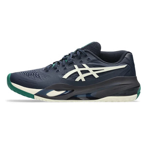 Men`s GEL-Resolution X Wide Tennis Shoes Midnight and Cream Footwear Asics
