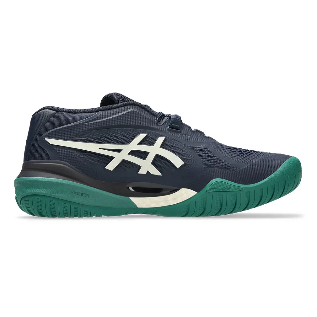 Men`s GEL-Resolution X Wide Tennis Shoes Midnight and Cream Footwear Asics