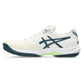 Men`s Game FF Pickleball Shoes Cream and Tranquil Teal Footwear Asics