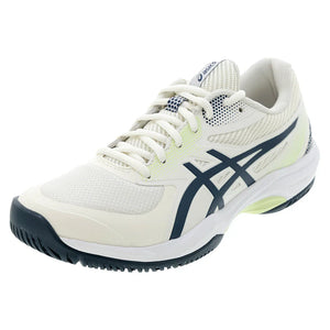 Men`s Game FF Pickleball Shoes Cream and Tranquil Teal Footwear Asics