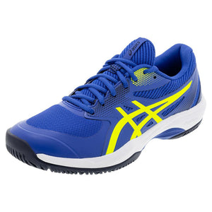 Men`s Game FF Pickleball Shoes Illusion Blue and Safety Yellow Footwear Asics