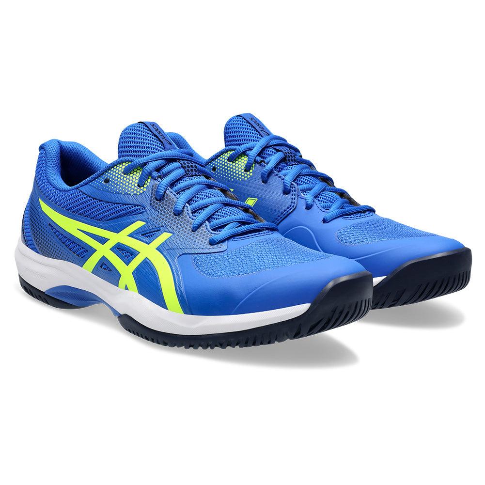 Men`s Game FF Pickleball Shoes Illusion Blue and Safety Yellow Footwear Asics