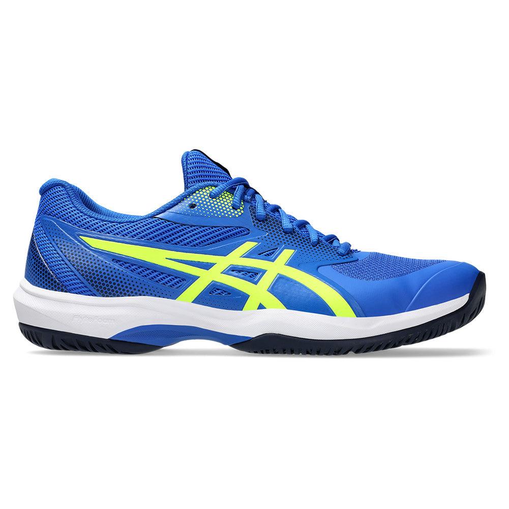 Men`s Game FF Pickleball Shoes Illusion Blue and Safety Yellow Footwear Asics