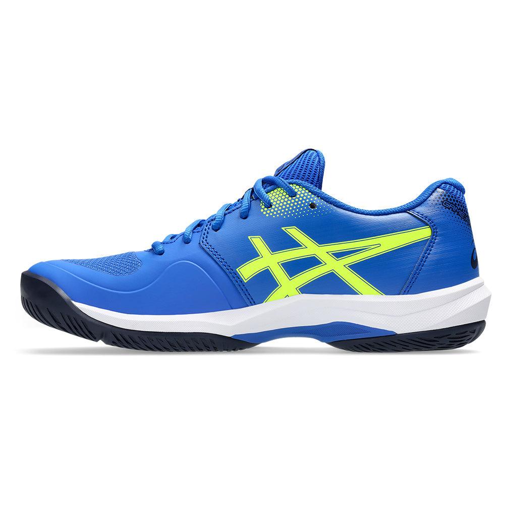 Men`s Game FF Pickleball Shoes Illusion Blue and Safety Yellow Footwear Asics