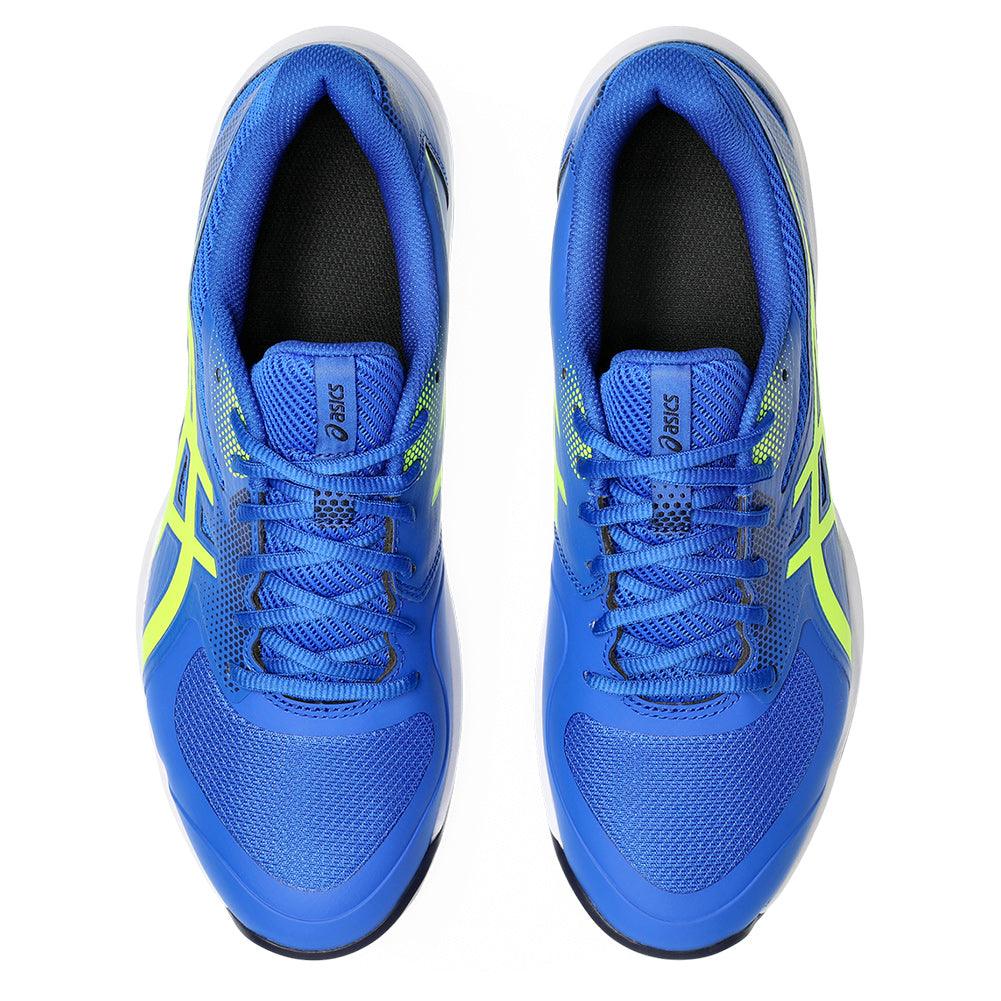Men`s Game FF Pickleball Shoes Illusion Blue and Safety Yellow Footwear Asics