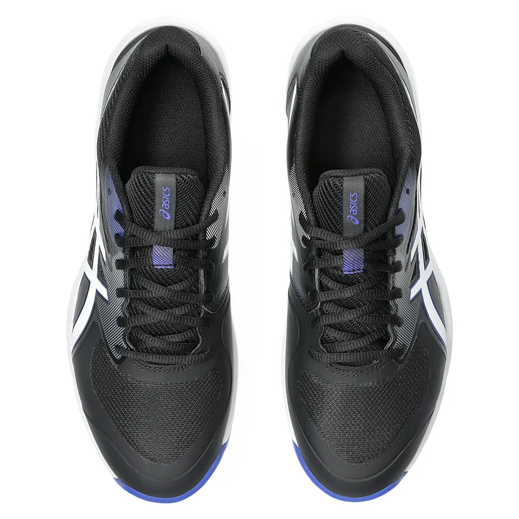 Men`s Game FF Tennis Shoes Black and White Footwear Asics