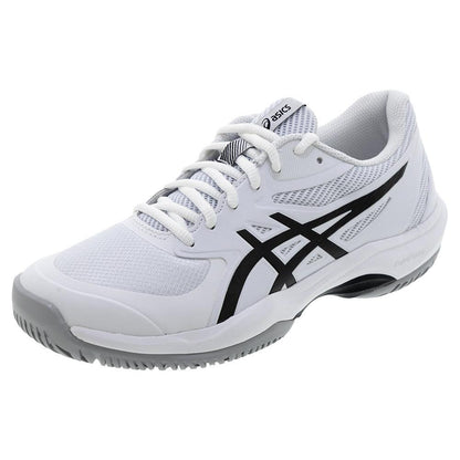 Men`s Game FF Tennis Shoes White and Black Footwear Asics