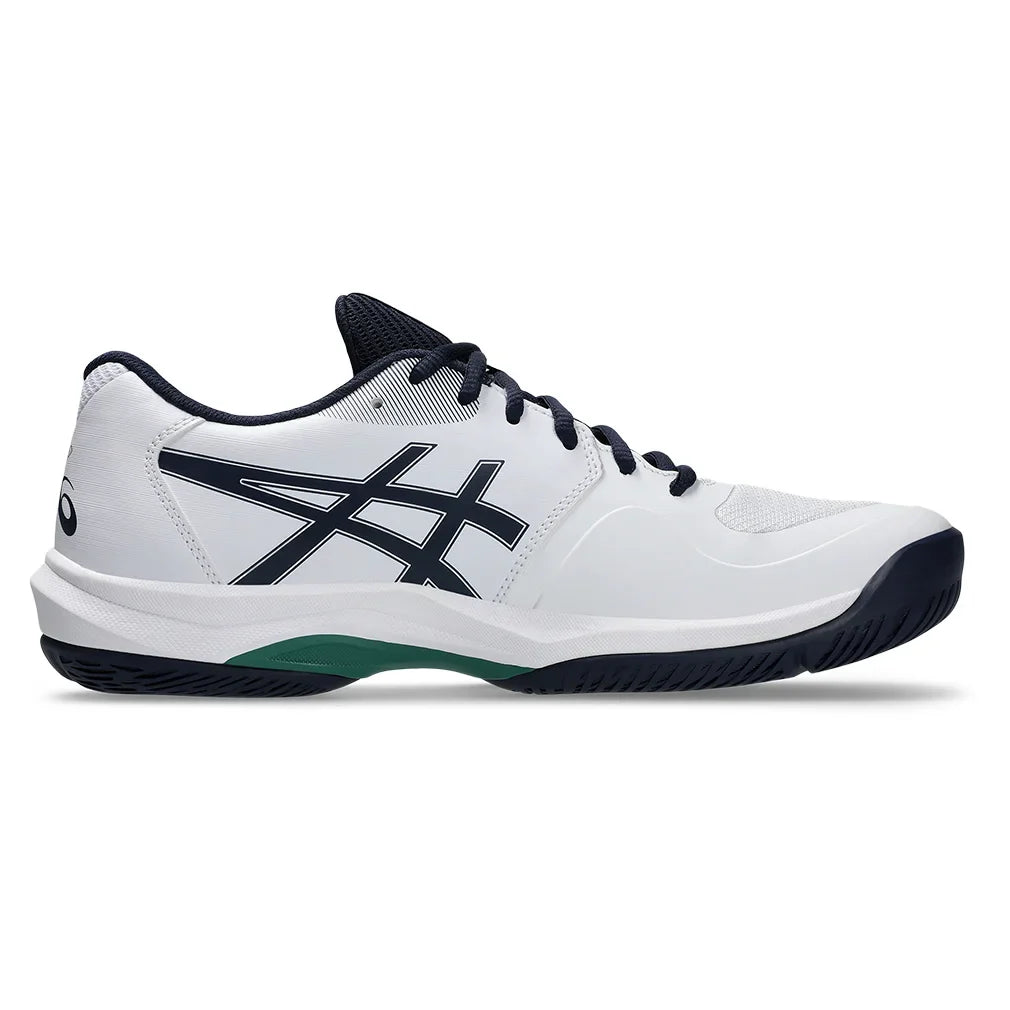 Men`s Game FF Tennis Shoes White and Midnight Footwear Asics