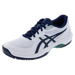 Men`s Game FF Tennis Shoes White and Midnight Footwear Asics