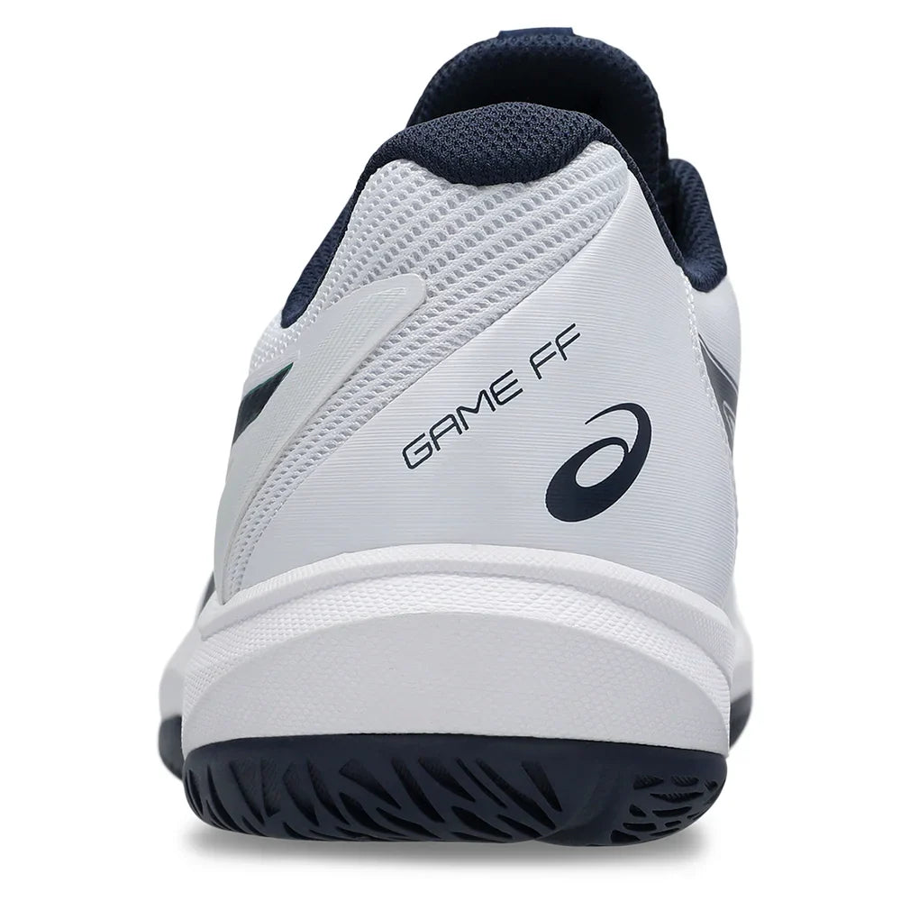 Men`s Game FF Tennis Shoes White and Midnight Footwear Asics