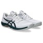 Men`s Game FF Tennis Shoes White and Saxon Green Footwear Asics