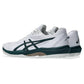 Men`s Game FF Tennis Shoes White and Saxon Green Footwear Asics