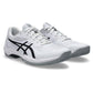 Men`s Game FF Tennis Shoes White and Black Footwear Asics