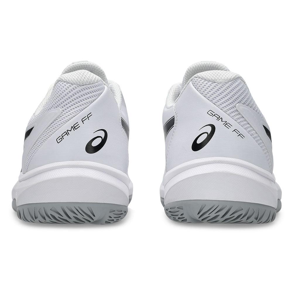 Men`s Game FF Tennis Shoes White and Black Footwear Asics