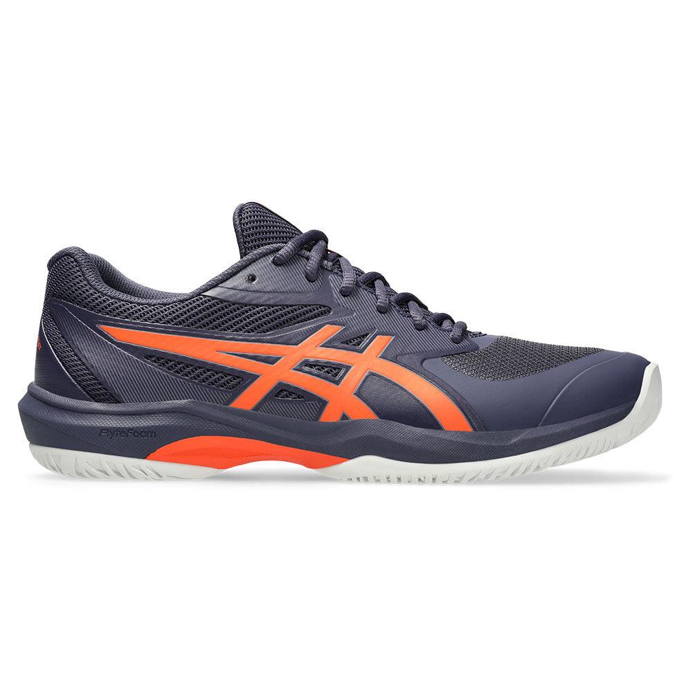 Men`s Game FF Tennis Shoes Indigo Fog and Nova Orange Footwear Asics