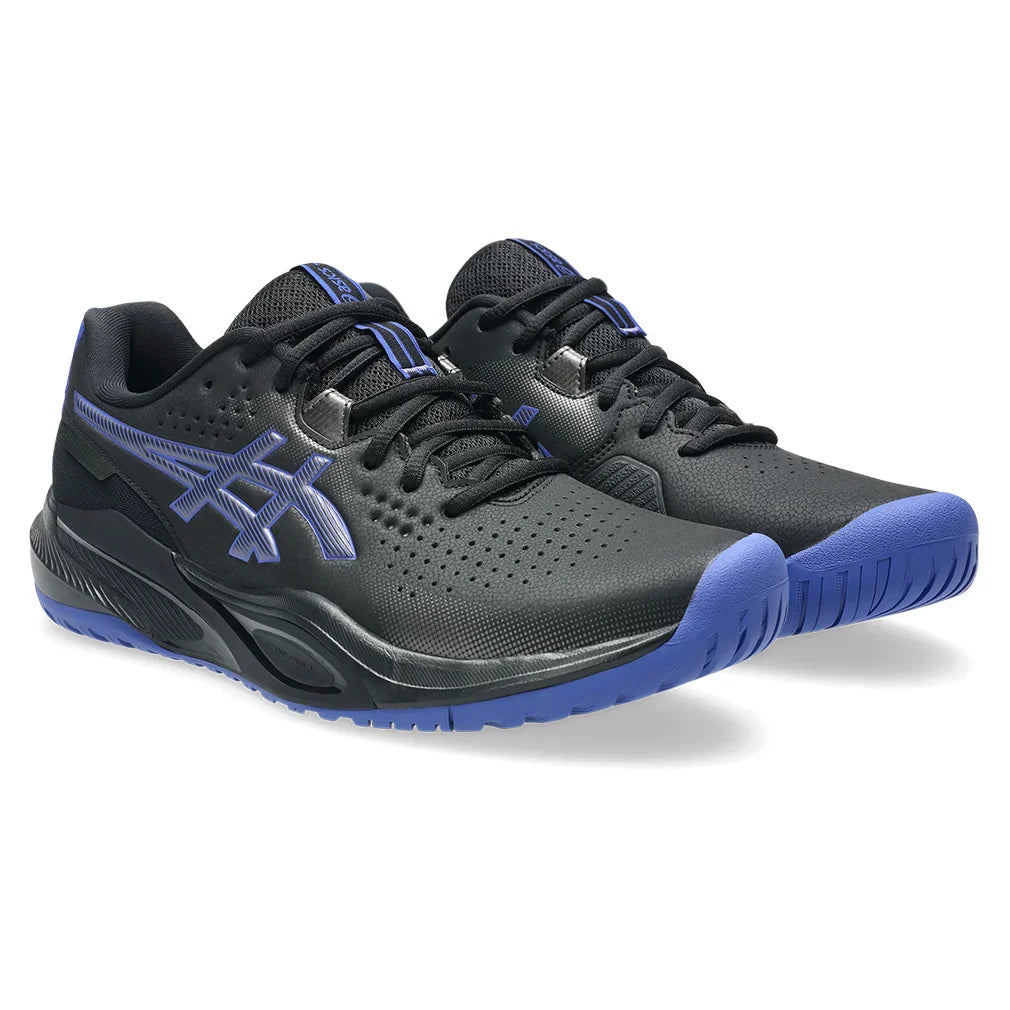 Men`s GEL-Challenger 15 Tennis Shoes Black and Dark Cobalt Footwear Asics