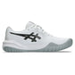 Men`s GEL-Challenger 15 Tennis Shoes White and Gunmetal Footwear Asics