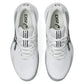 Men`s GEL-Challenger 15 Tennis Shoes White and Gunmetal Footwear Asics