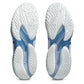 Men`s Court FF 3 Novak Tennis Shoes White and Tuna Blue Footwear Asics