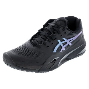 Men`s Night Energy GEL-Resolution X Tennis Shoes Black and Prism Blue Footwear Asics