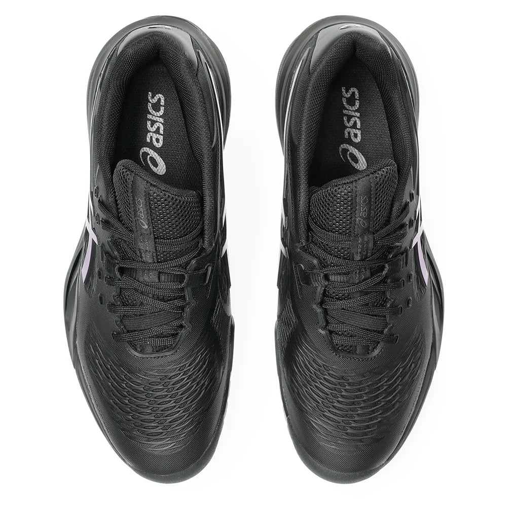 Men`s Night Energy GEL-Resolution X Tennis Shoes Black and Prism Blue Footwear Asics