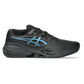 Men`s Night Energy GEL-Resolution X Tennis Shoes Black and Prism Blue Footwear Asics