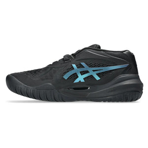 Men`s Night Energy GEL-Resolution X Tennis Shoes Black and Prism Blue Footwear Asics