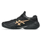 Men`s Night Energy Court FF Novak Tennis Shoes Black and Prism Gold Footwear Asics