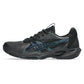Men`s Night Energy Solution Speed FF 3 Tennis Shoes Black and Prism Blue Footwear Asics